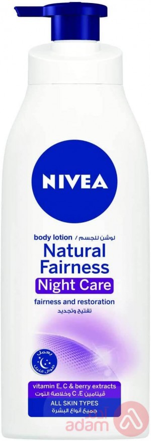 Nivea Body Lotion Natural Fairness Night Care | 400Ml