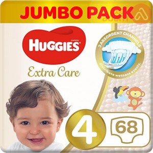 HUGGIES NO 4+ XL JUMBO PACK | 68PCS