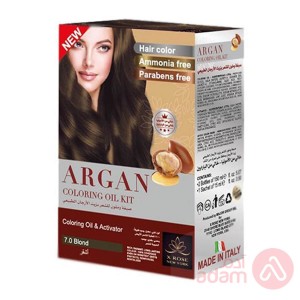 Argan Hair Coloring Oil Kit Blond 7.0