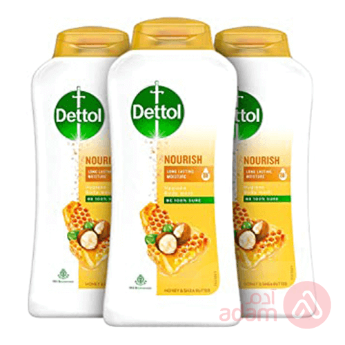 Dettol Body Wash Nourish Honey&Shea | 250M2+1