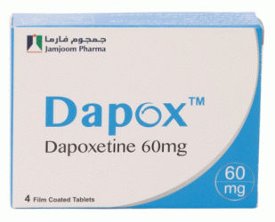 Dapox 60 mg 4 tablets