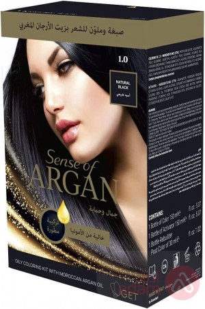 Argan Hair Coloring Oil Kit Black 1.0