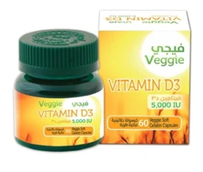 فيجي فيتامين د3 5000 وحده دوليه 60 كبسول