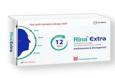 RINA EXTRA  2.5MG  120MG 30 TAB