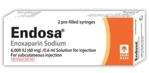 ENDOSA 60MG 2PER-FILLED SYRINGES