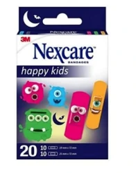 NEXCARE 3M HAPPY KIDS 20 ASSORTED
