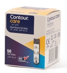 CONTOUR CARE BLD GLUCOSE TEST 50 STRP
