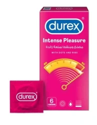 DUREX CNDM INTENSE PLEASURE 6 PCS