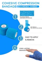 FIRST STEP COHESIVE BANDAGE 2.5CM