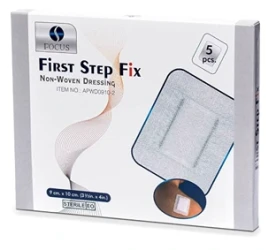 FOCUS FIRST STEP N WOVEN DRES 8X10CM 5PC