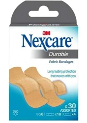 نكسكيرلصق جروح ديورابل فابرك مقاس واحد30 قطعه