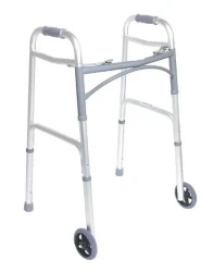 WALKER WITH WHEELS 912(L) SILVER