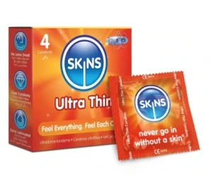 SKINS CONDOMS ULTRA THIN 4PIC