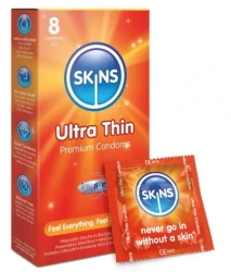 SKINS CONDOMS ULTRA THIN 8PIC