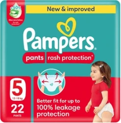PAMPERS PANT NO 5(12-18KG)CARRY PACK 22P
