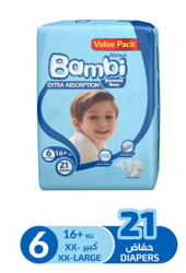 SANITA BAMBI NO 6 XX-LRG VALU 6 21PCS