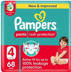 PAMPERS PANT NO 4(9-14KG)GIANT PACK 68PC