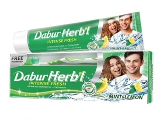 دابر أعشاب م.أسنان ليمون ونعناع150ج+فرشة