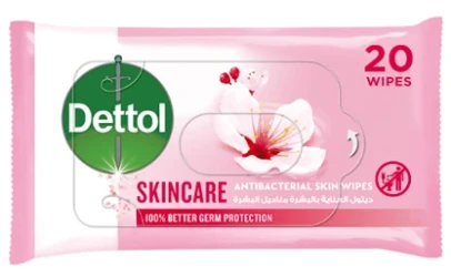 DETTOL ANTIBACTERIAL SKN CARE WPS 20PC