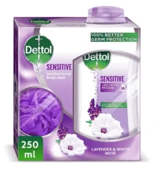 ديتول غسول جسم للبشره الحساسه 250 مل