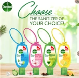 DETTOL HAND SANITIZER FRESH W JACKET 50M