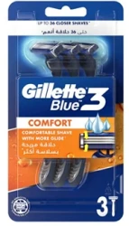 GILLETTE BLUE3 Comfort 3BLADES 3RAZOR CARD