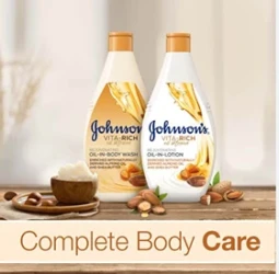 JOHNSON OIL-IN BDY WSH ALM OIL SHEA250ML