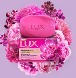 LUX SOAP TEMPTING MUSK 120GM(MOOV)