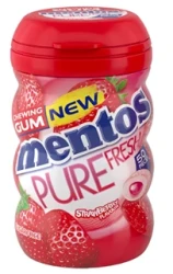 MENTOS GUM STRAW FLVR 50PCS
