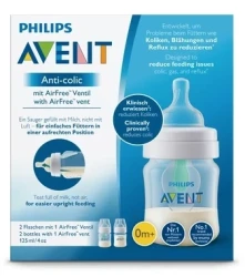 AVENT ANTI COLIC BOTTLE 125ML X2 810 62