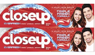 CLOSEUP TP RED HOT SP OFF 75ML 2PCS