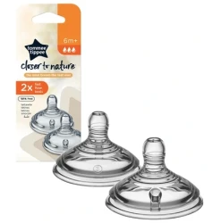 تومي تيبي حلمة طبيعية سريعة 2حبة