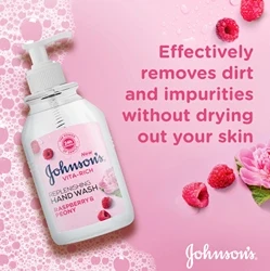 JOHNSON HD WSH  RASPBERRY& PEONY 300ML