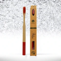 BAMBOO TOOTH BRUSH RED SOFT