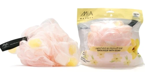 ميا لوفة الاستحمام مع قطع الصابون فانيلا