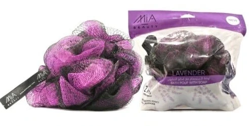 ميا لوفة الاستحمام مع قطع الصابون لافندر