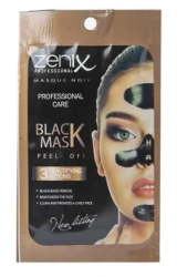 ZENIX FACE MASK BLACK PEEL OFF 1 PC
