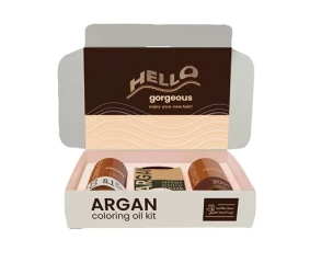 ARGAN  HAIR COLORING OIL KIT   Light Ash Blond -8.1 – ml 75