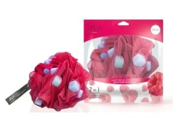 ميا لوفة الاستحمام مع قطع الصابون راسبرى