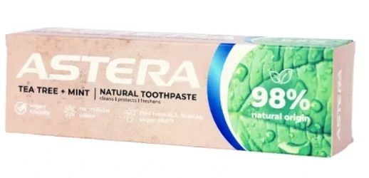 أستيرا معجون ناتشورال شاي+نعناع75مل