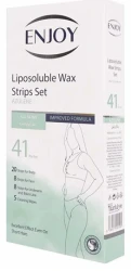 ENJOY WAX STRIPS LIPOSOL ALL SKINS 41PC