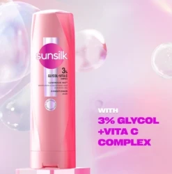 SUNSILK  COND 3%GLYCOL+VITA C 350ML
