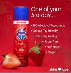 SKINS FRUITY STRAWBERRY LUBRICANT 130ML