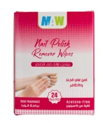 ماو مزيل طلاء الاظافر برائحة ورد 24حبه