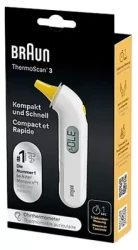 BRAUN THERMOSCAN 3 INFRARED EAR THERMOMETER (IRT3030)