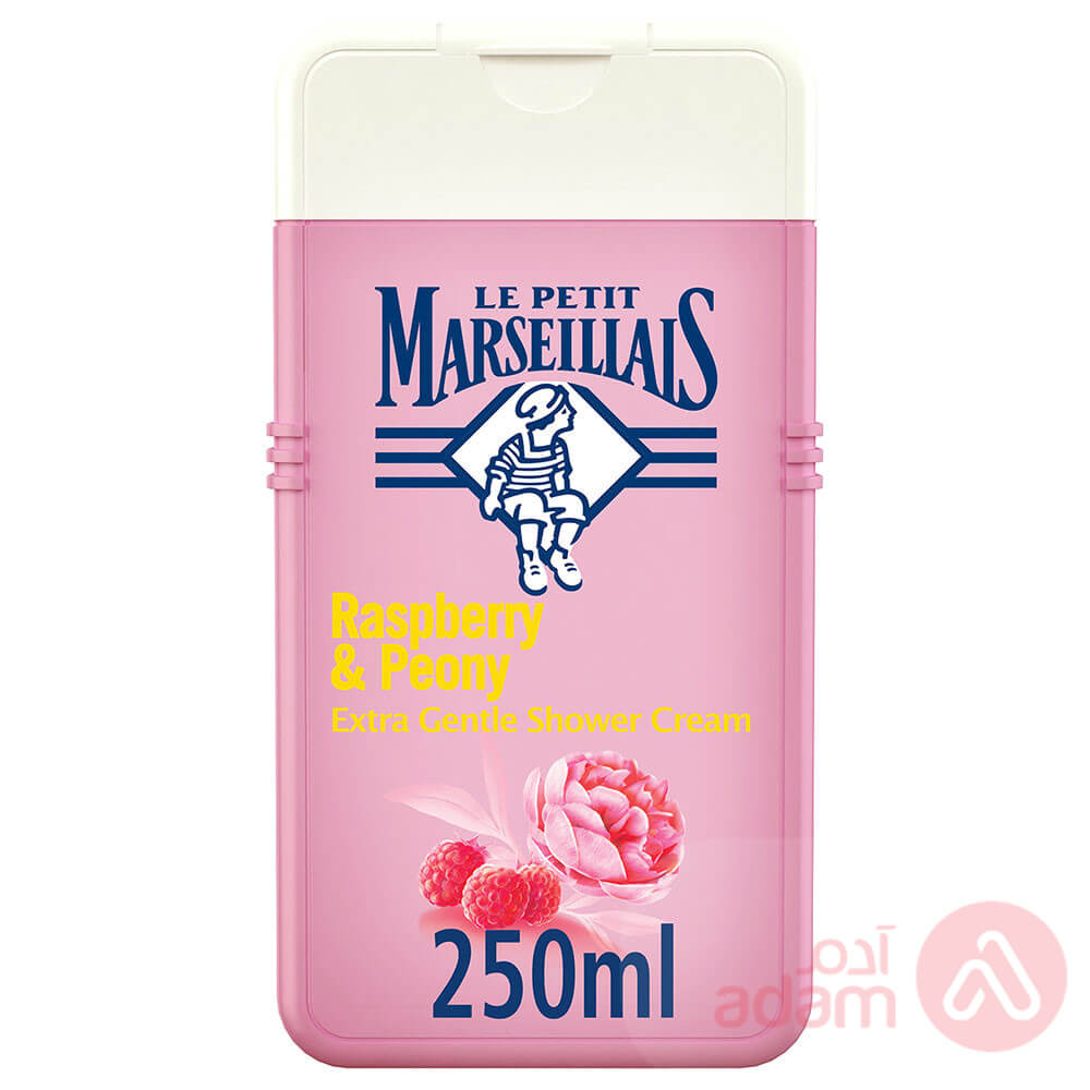 Marseillais Shower Cream Rasperry Peony 250Ml