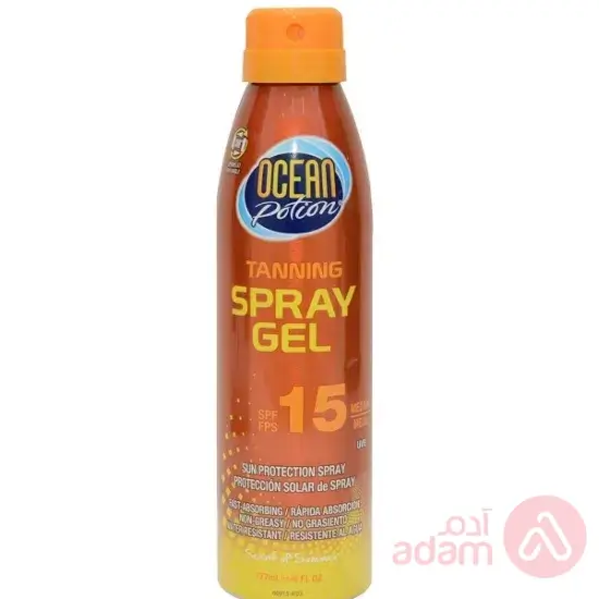 Ocean Potion Tannung Spray Gel Spf15 -177Ml