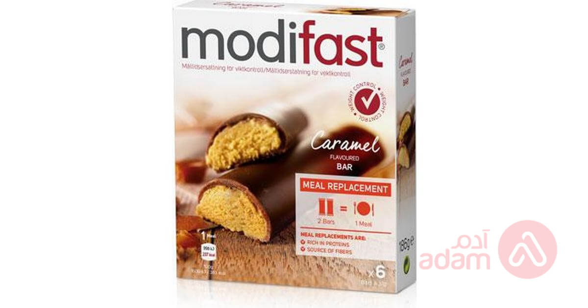 Modifast Caramel Bars 6X31GM