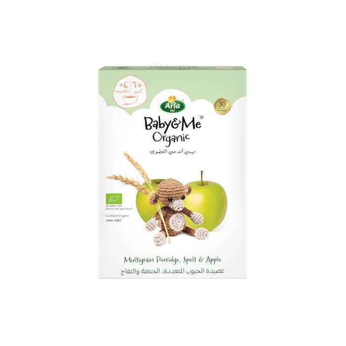 Arla Baby&Me Organic Cereals Spelt&Apple 210Gm (2894)