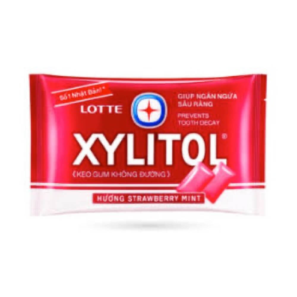 XYLITOL GUM STRAWBERRY MINT | 11.6 G